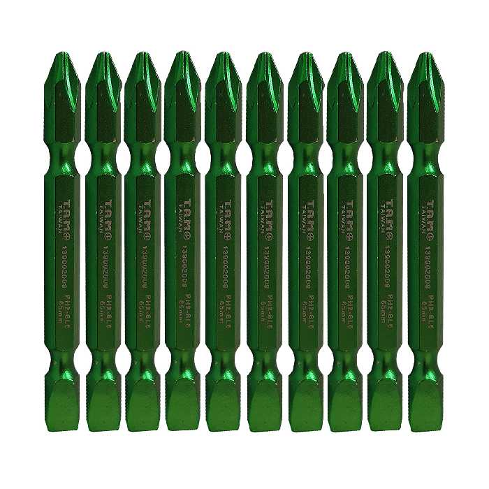 سری پیچ گوشتی یک سر چهارسو یک سر دو سو تام مدل AT - 65 مجموعه 10 عددی 