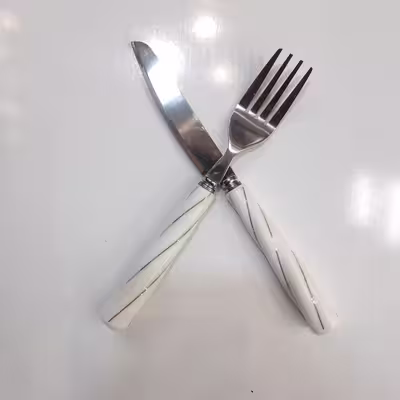 کارد و چنگال میوه خوری 12پارچه ام.جی.اس طرح خط کد 101774