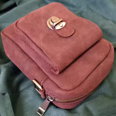 کیف رودوشی چرمی کد T33