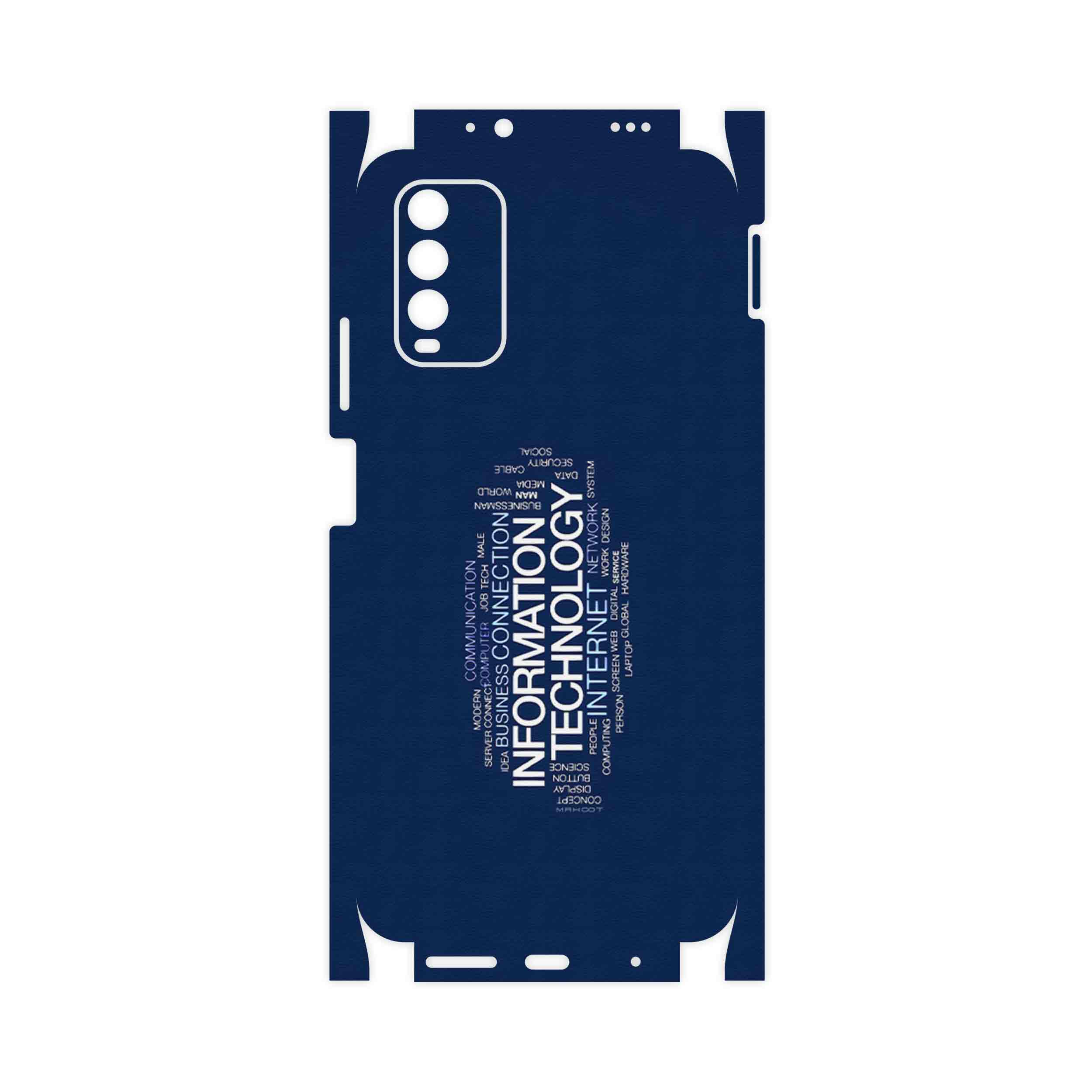 برچسب پوششی ماهوت مدل IT Science-FullSkin مناسب برای گوشی موبایل شیائومی Redmi 9T