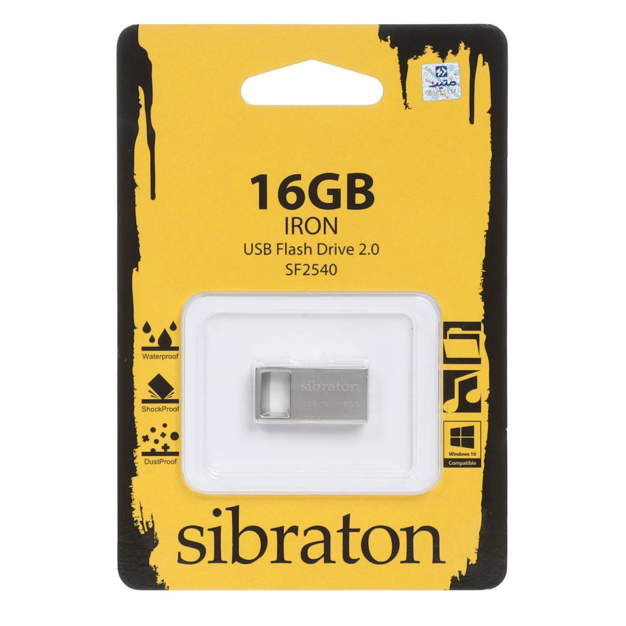 فلش مموری سیبراتون  16 گیگابایت مدل SF2540 USB2.0   (گارانتی مادام العمر  متین)