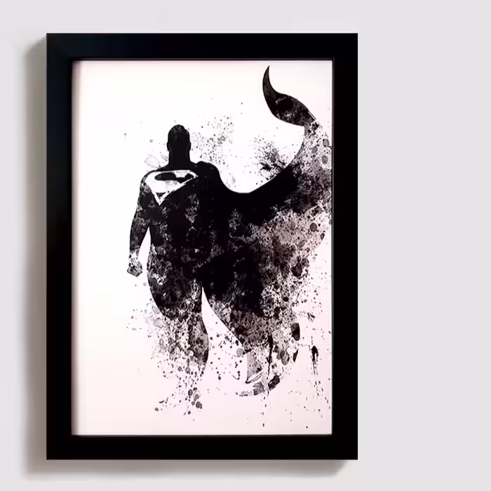 تابلو مدل سوپرمن کمیک superman dc comic BL001