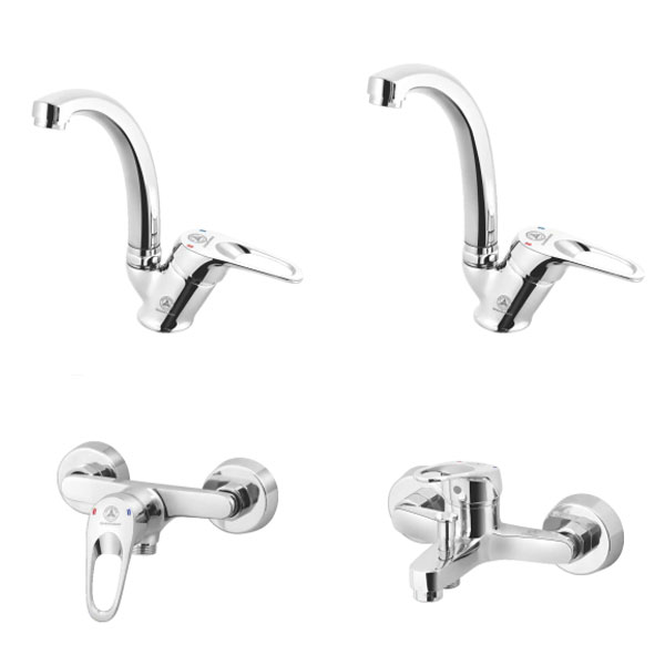 ست شیرآلات قهرمان مدل تندیس - نوین هوم [  حضوری]