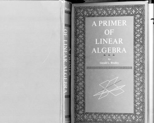 خرید و دانلود نسخه کامل کتاب A Primer of Linear Algebra