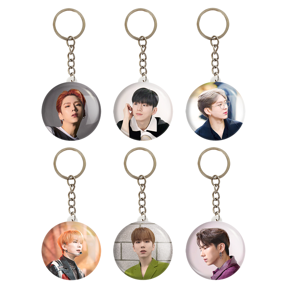 جاکلیدی خندالو مدل کیهیون گروه مانستا اکس MONSTA X کد 1264B مجموعه 6 عددی