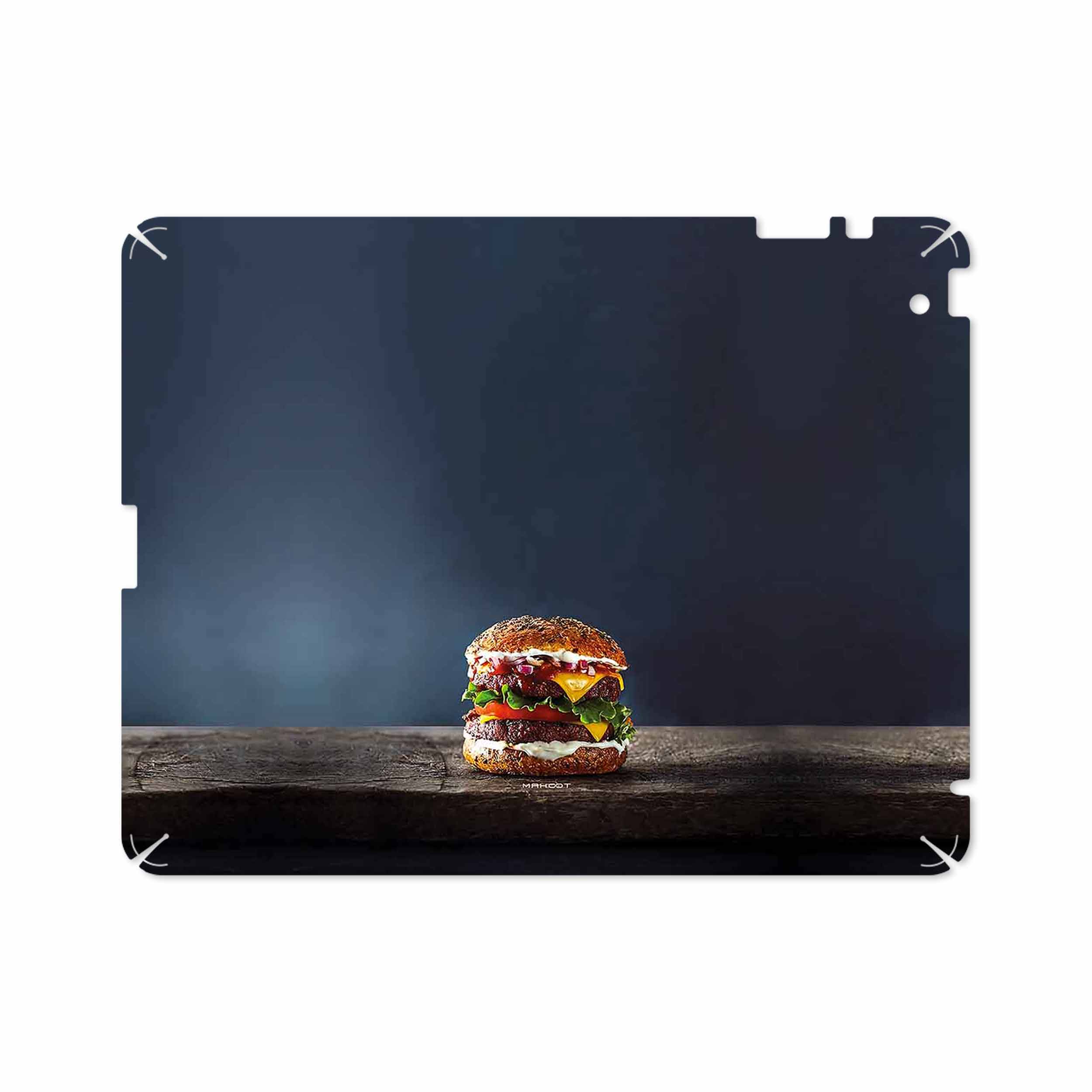 برچسب پوششی ماهوت مدل Hamburger مناسب برای تبلت اپل iPad 2 2011 A1396