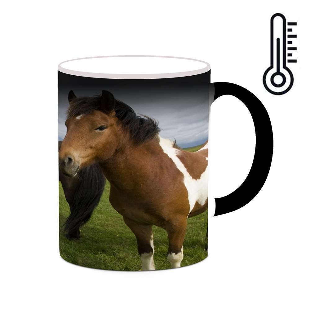 ماگ حرارتی کاکتی طرح اسب مدل mgh24146