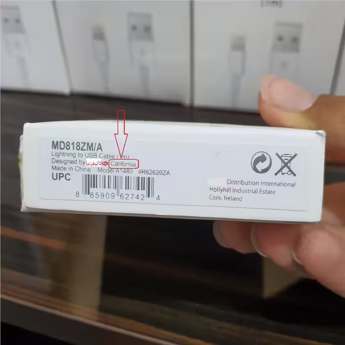 کابل تبدیل USB به لایتنینگ مدل IP6 طول 1 متر