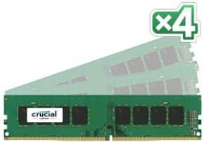 رم کروشیال 16GB 4GBx4 2133Mhz CL15 DDR4