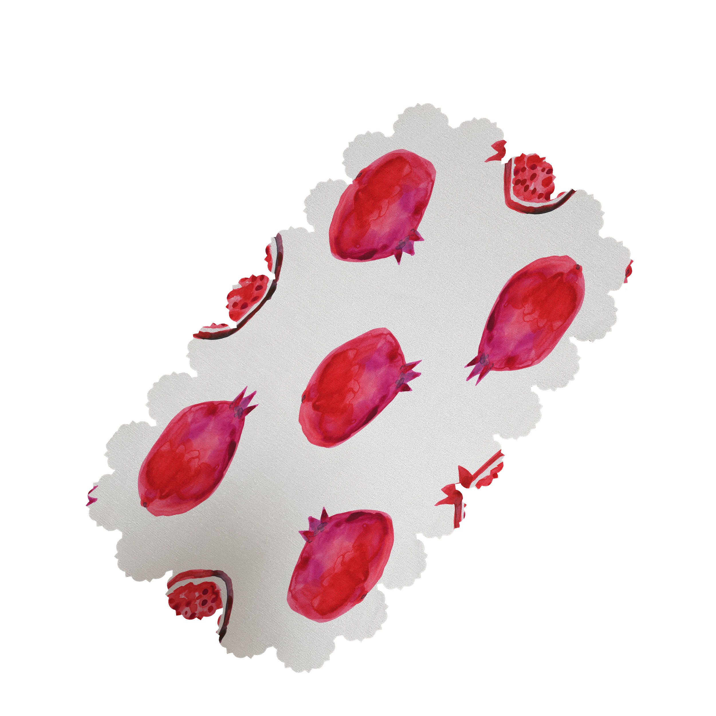 رومیزی طرح انار کد 6356R