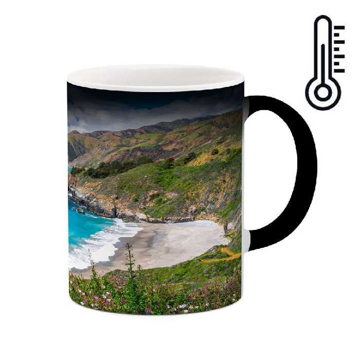 ماگ حرارتی کاکتی طرح منظره مدل mgh13127