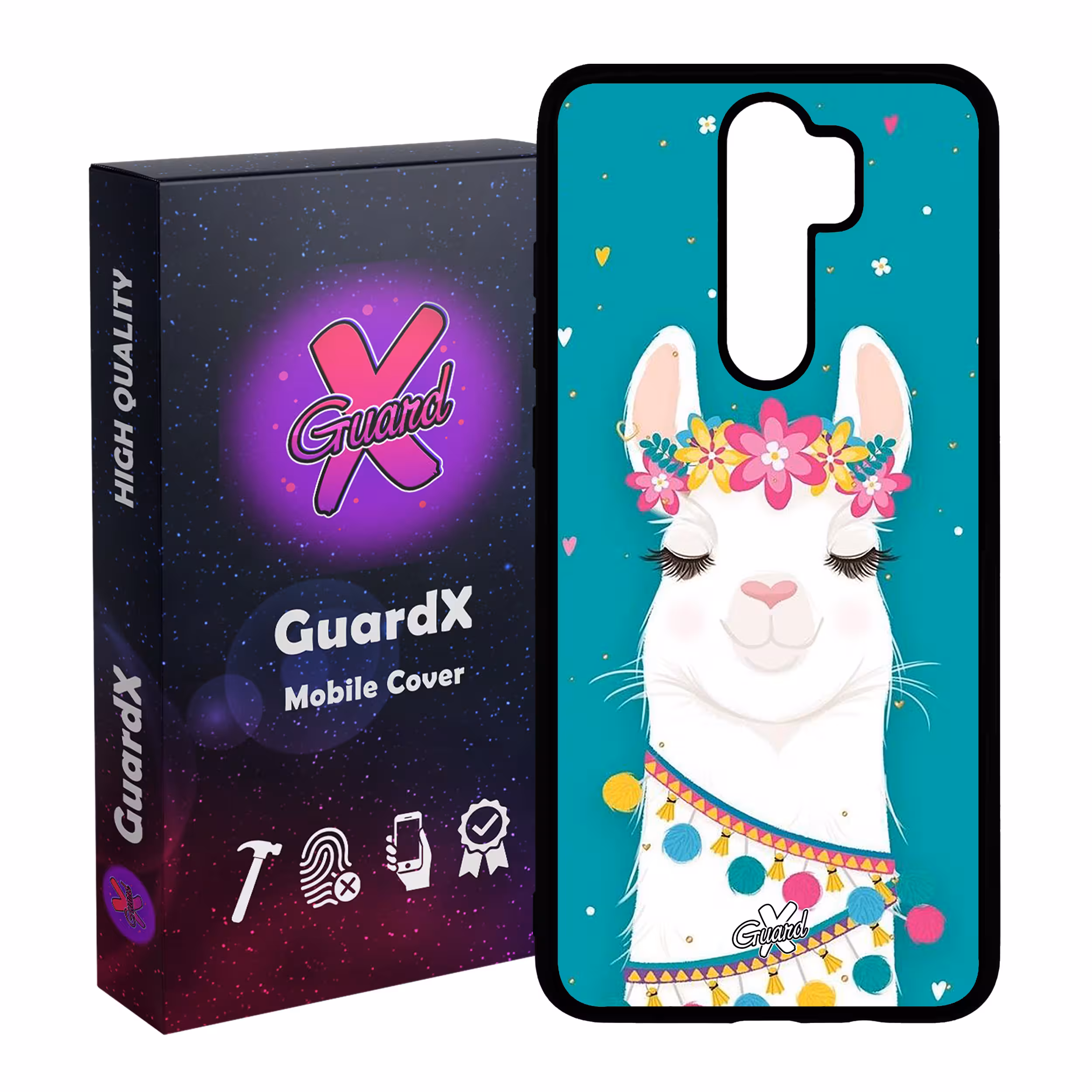کاور گارد ایکس طرح Llama مدل Glass10017 مناسب برای گوشی موبایل شیائومی Redmi 9 / 9 Prime