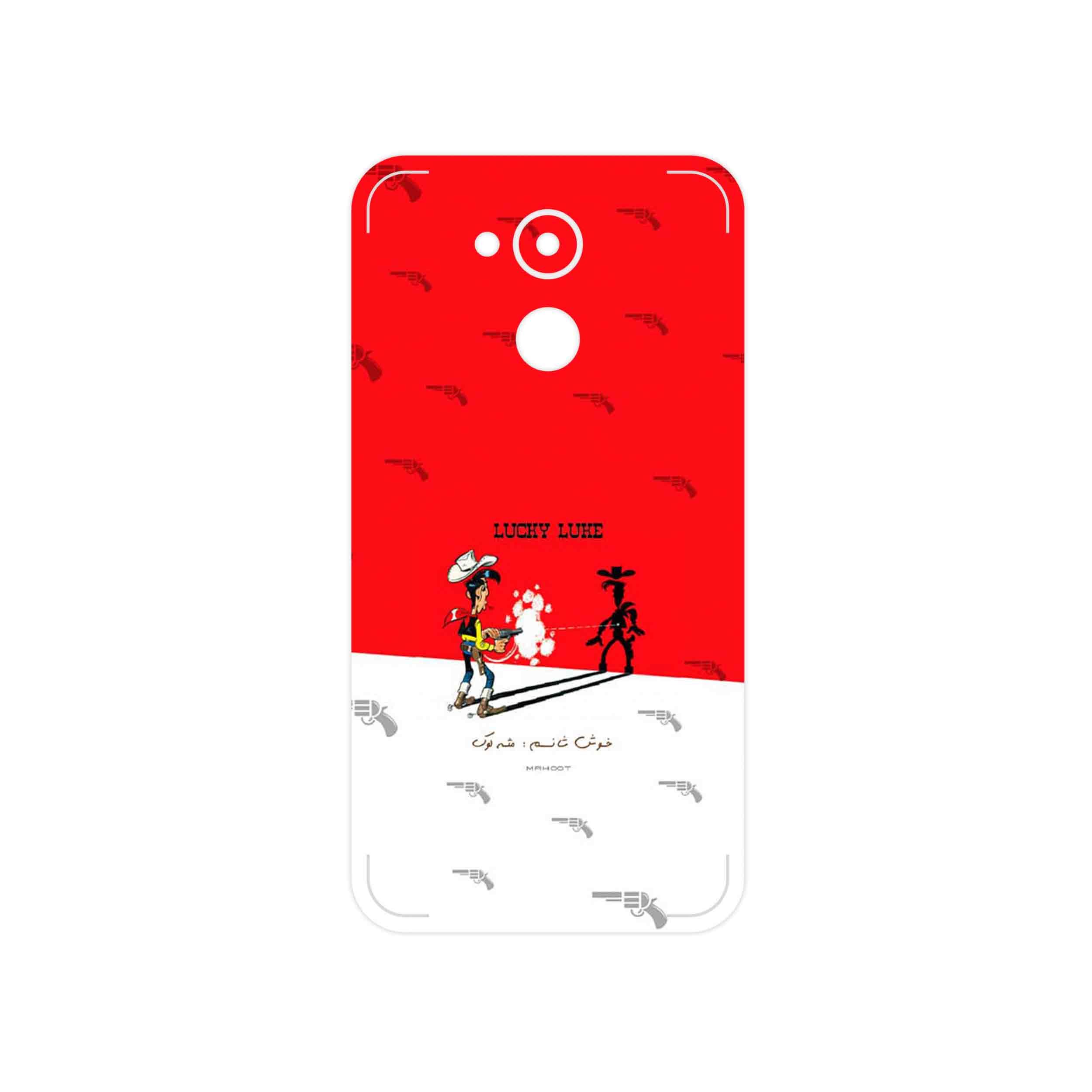 برچسب پوششی ماهوت مدل Lucky Luke مناسب برای گوشی موبایل آنر 5C Pro