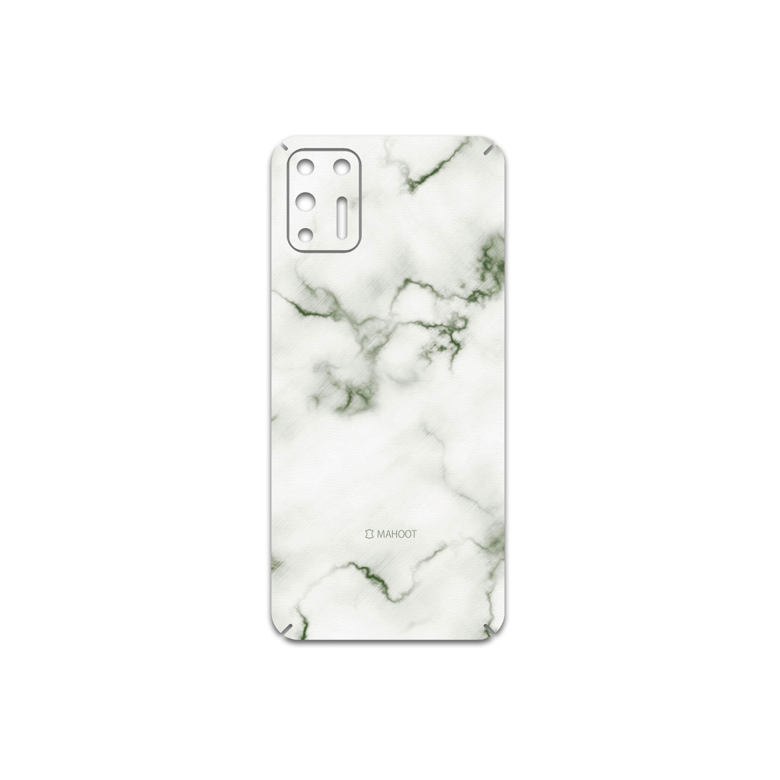 برچسب پوششی ماهوت مدل Blanco-Smoke-Marble مناسب برای گوشی موبایل موتورولا Moto G9 Plus