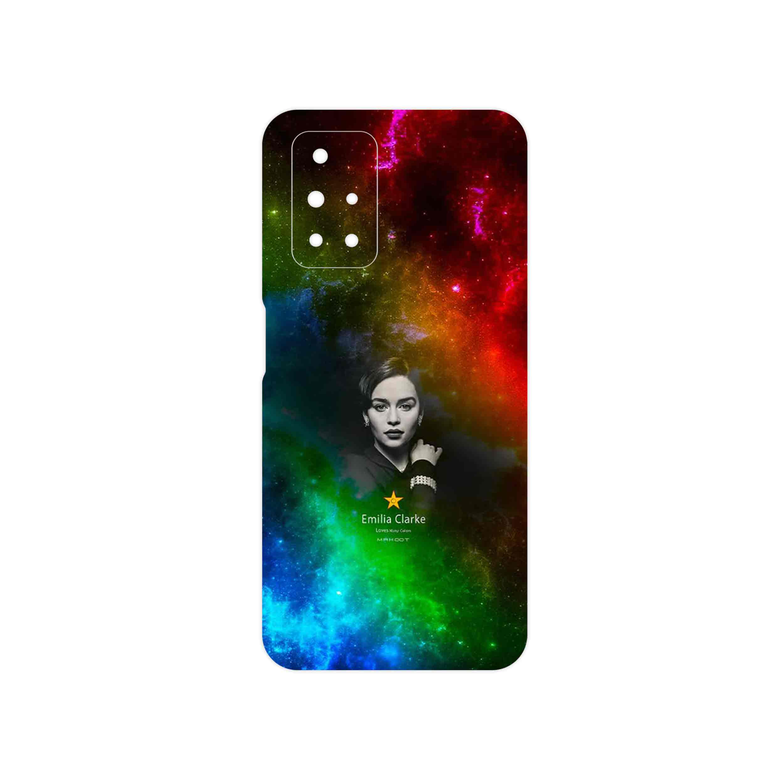 برچسب پوششی ماهوت مدل emilia clarke مناسب برای گوشی موبایل شیائومی Redmi 10