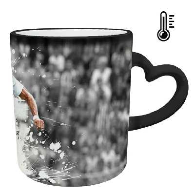 ماگ حرارتی مدل دسته قلبی طرح رونالدو کد 184