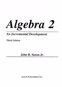 خرید و دانلود نسخه کامل کتاب Algebra 2: An Incremental Development (Saxon Algebra)