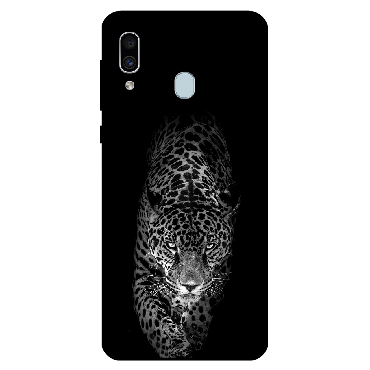 کاور مگافون طرح پلنگ مدل 1879 مناسب برای گوشی موبایل سامسونگ Galaxy A40  