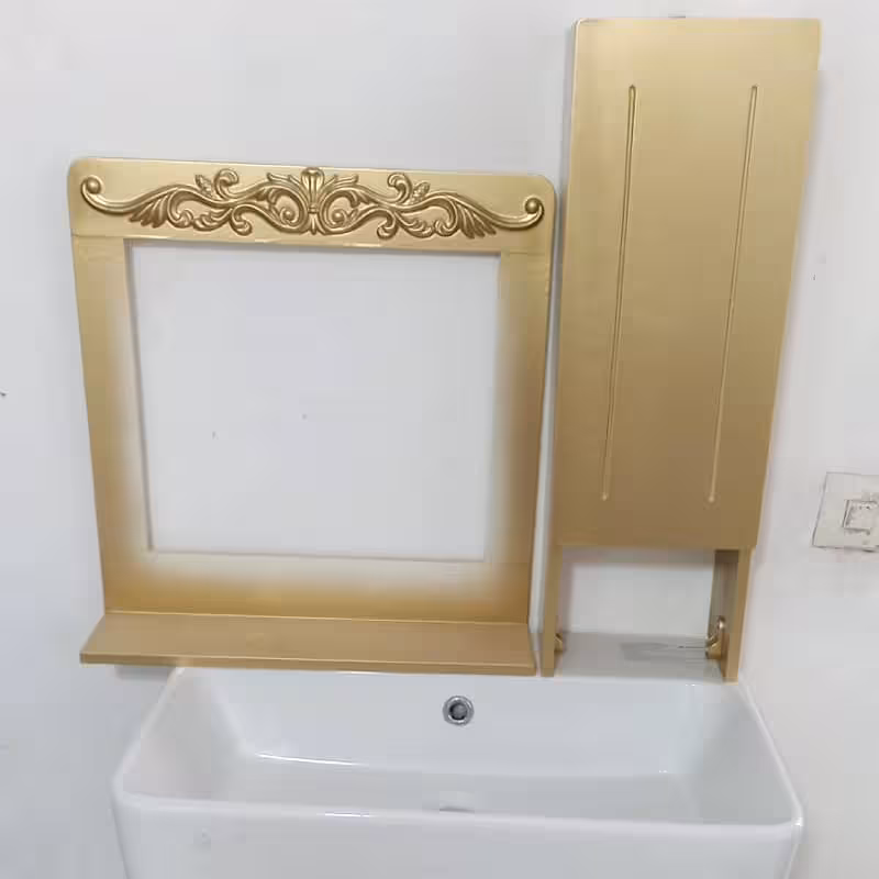 روشویی کابینتی طلایی 60 با چینی کرد فلت. هزینه ارسال بصورت پس کرایه و برعهده مشتری است