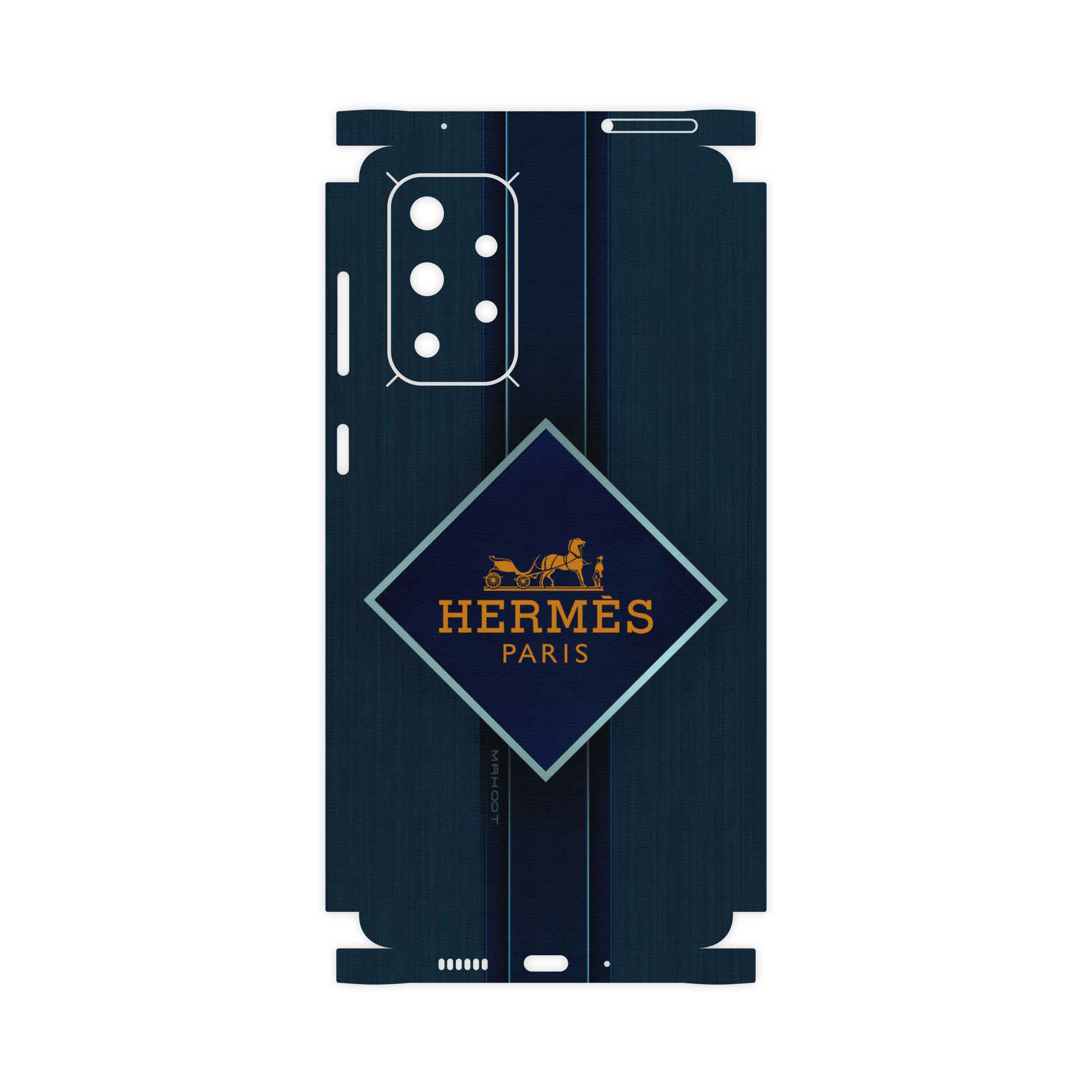 برچسب پوششی ماهوت مدل Hermes-Logo-FullSkin مناسب برای گوشی موبایل سامسونگ Galaxy A73 5G