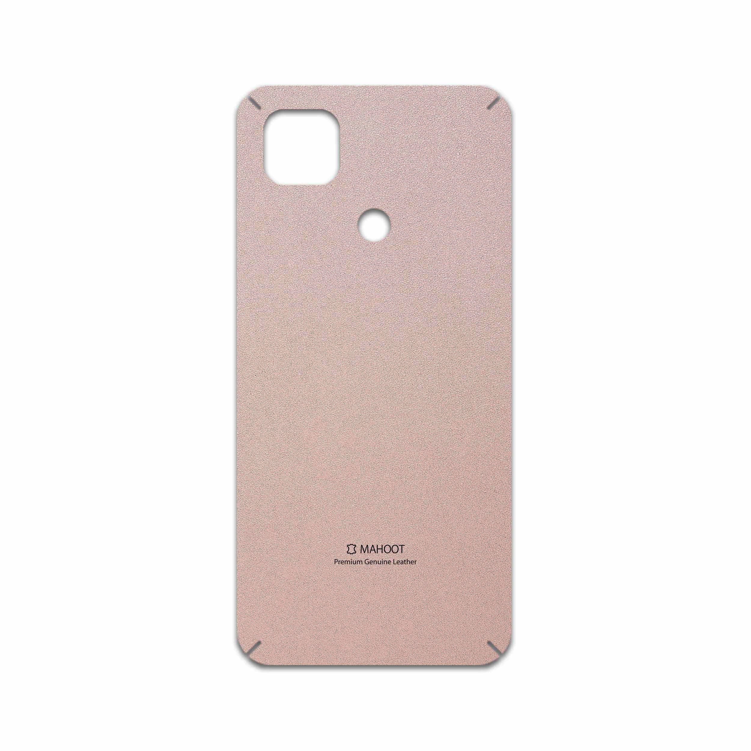 برچسب پوششی ماهوت مدل Rose Gold Leather مناسب برای گوشی موبایل شیائومی Redmi 9C NFC