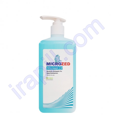 محلول ضد عفونی کننده دست میکروزد مدل HD حجم 500 میلی لیتر