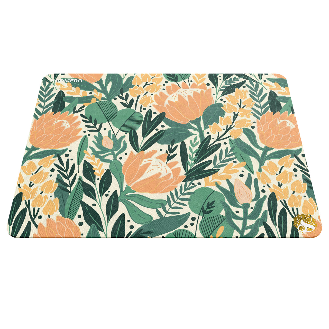 ماوس پد هومرو مدل A5818 طرح گل و برگ