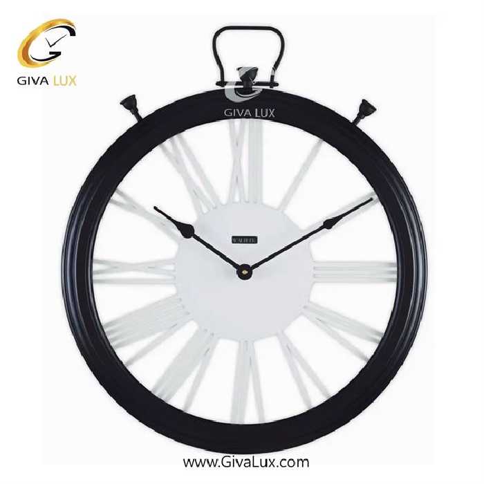 ساعت دیواری اورجینال والتر چوب-آلیاژ فلزی مشکی| کد رفرنس 6061BL