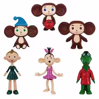 فیگور چیبوراشکا Cheburashka مجموعه 6 عددی