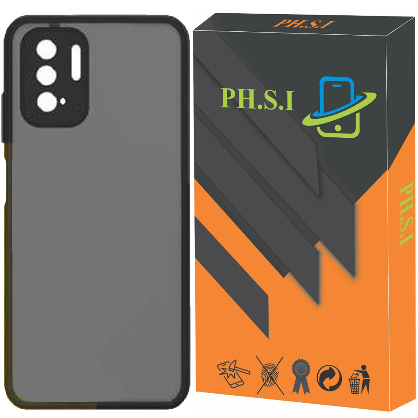 کاور مدل PHSPMG مناسب برای گوشی موبایل شیائومی Redmi Note 10 5G 