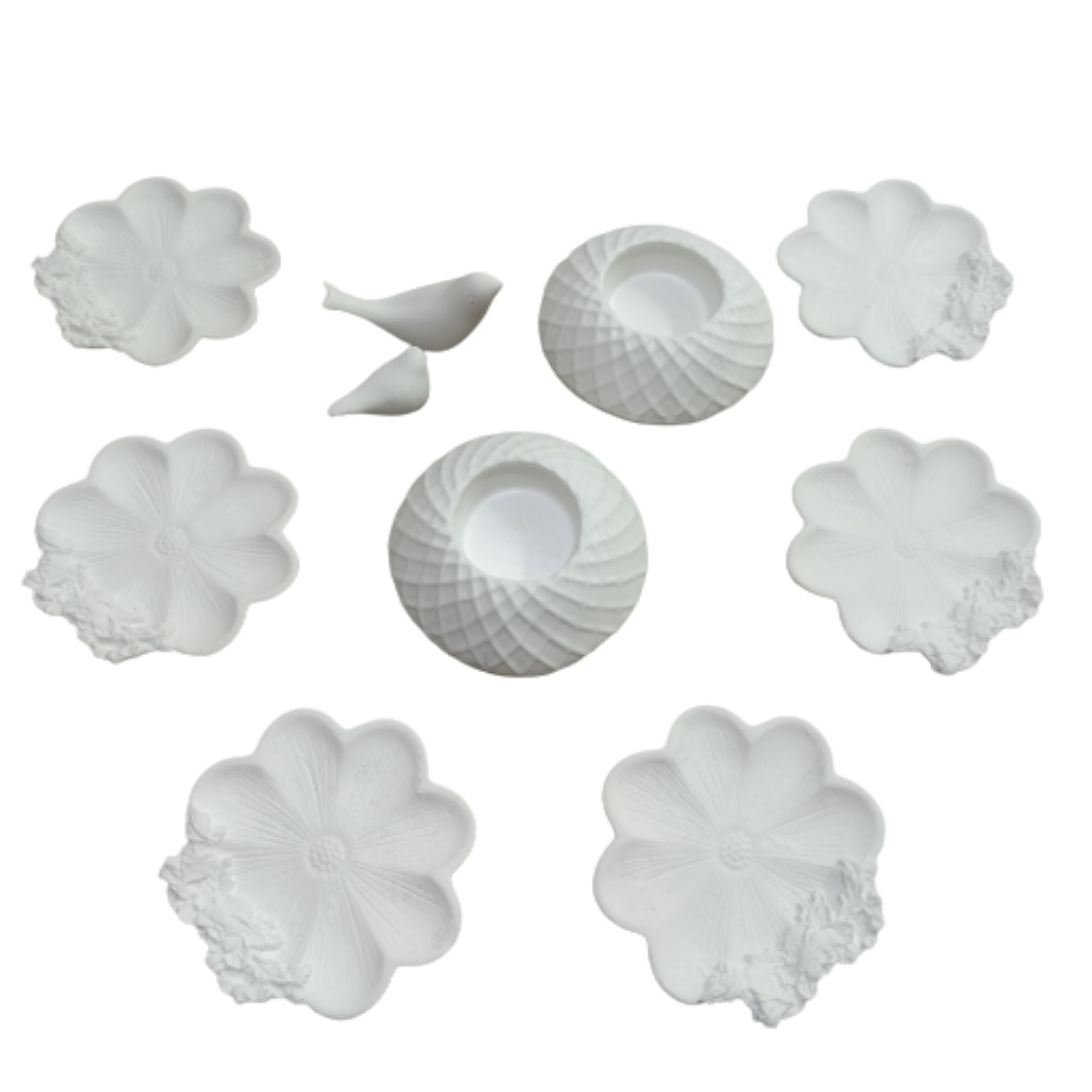 مجموعه ظروف هفت سین 10 پارچه مدل گرد کد 27