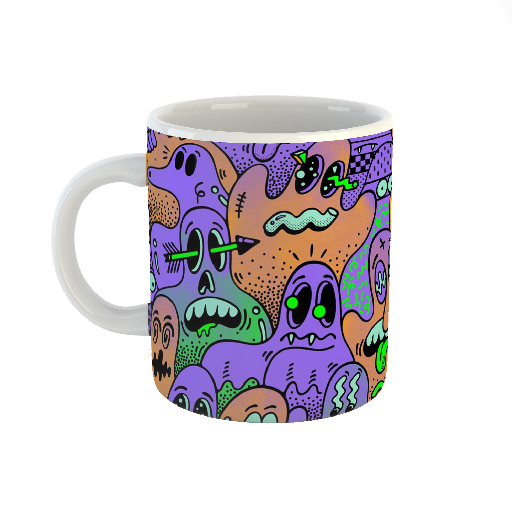 ماگ  مدل گرافیکی کارتونی کد 202