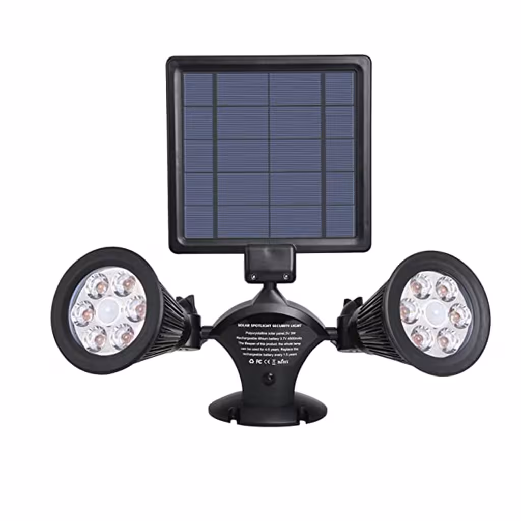 پرژکتور خورشیدی گرد دو سر سنسوردار YH0502E-PIR Solar Light
