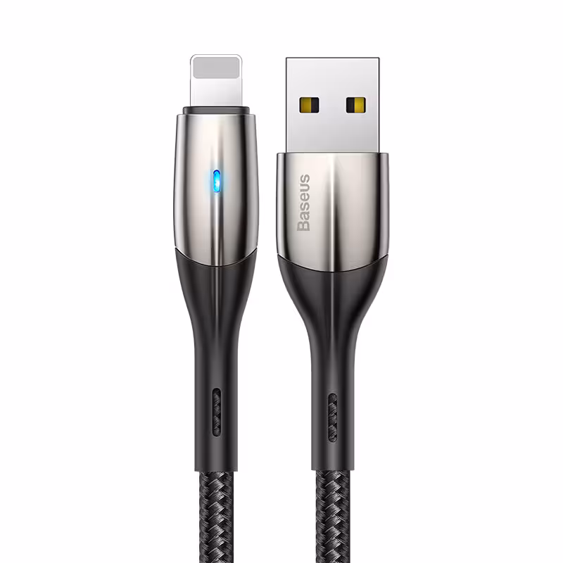 	کابل تبدیل USB به لایتنینگ باسئوس مدل HORIZON طول 1 متر