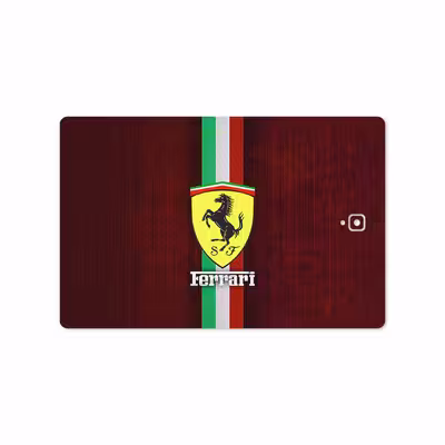 برچسب پوششی ماهوت مدل Ferrari مناسب برای تبلت سامسونگ Galaxy Tab S3 9.7 2017 T820