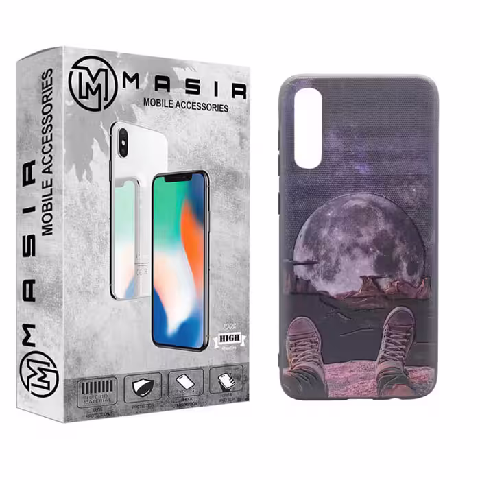 کاور مسیر طرح moon مدل lw-01 مناسب برای گوشی موبایل سامسونگ Galaxy A70 / A70s 