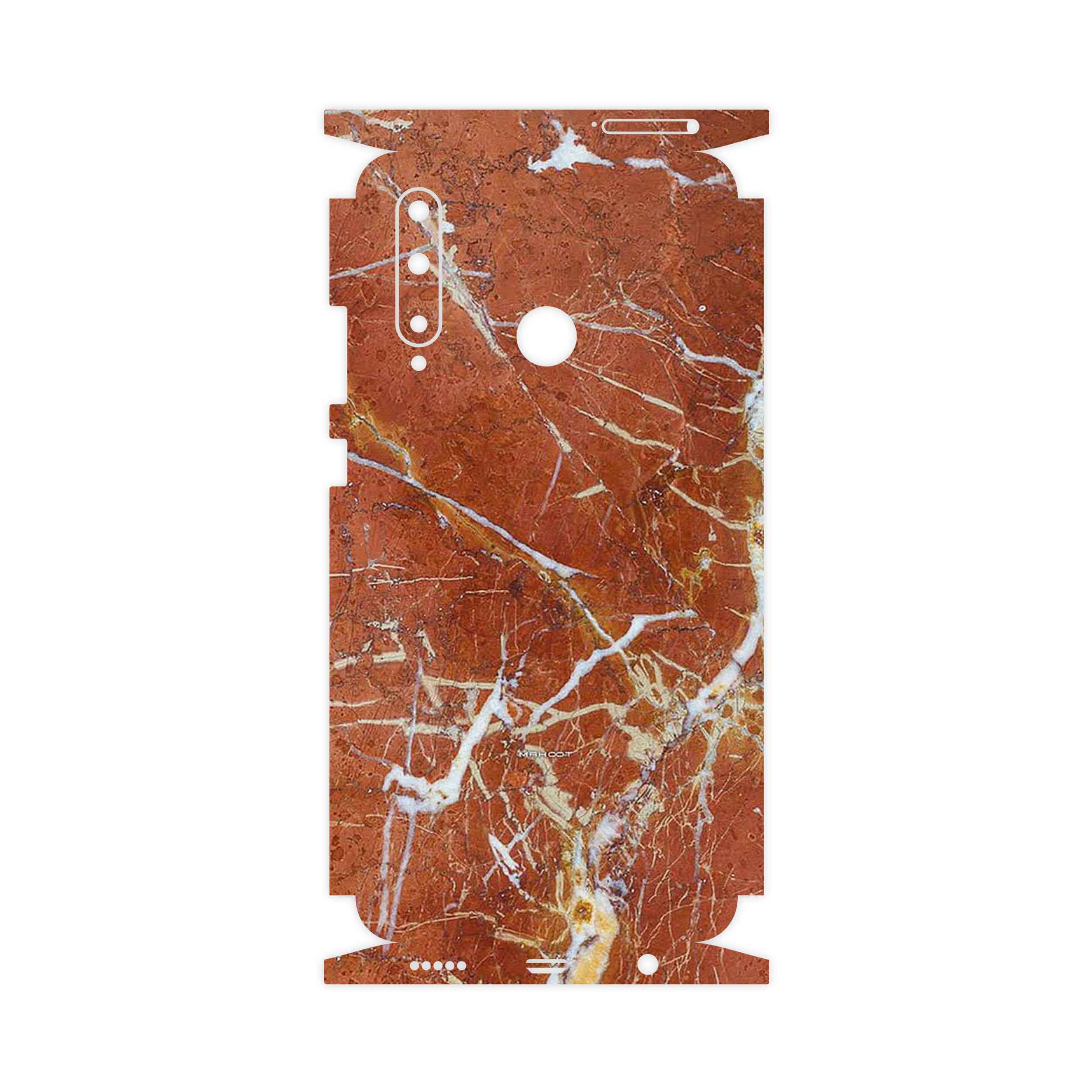 برچسب پوششی ماهوت مدل Red Marble-FullSkin مناسب برای گوشی موبایل آنر 20 Lite