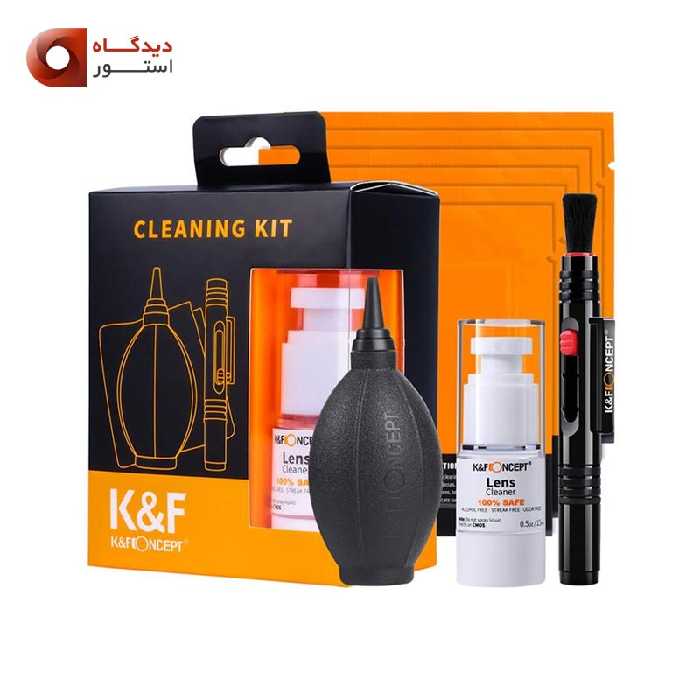 کیت تمیز کننده لنز کی اند اف K&F Cleaning Kit