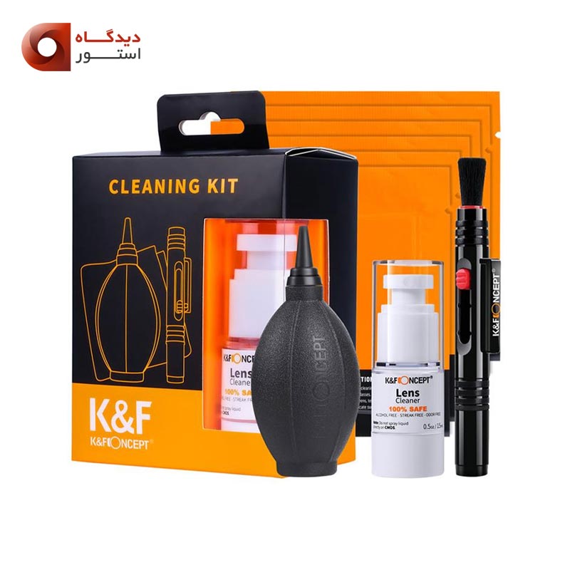 کیت تمیز کننده لنز کی اند اف K&F Cleaning Kit