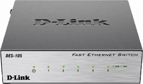 سوییچ 5 پورت D-LINK مدل DES-105
