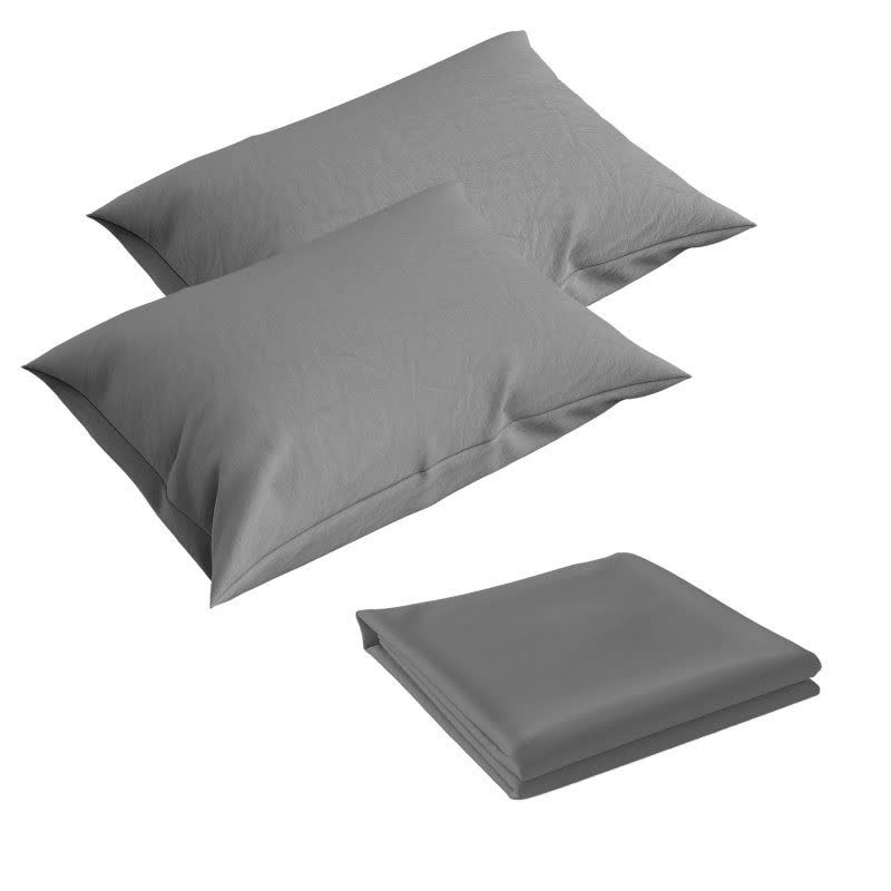 سرویس ملحفه مدل کشدار طرح ساده دو نفره سه تکه