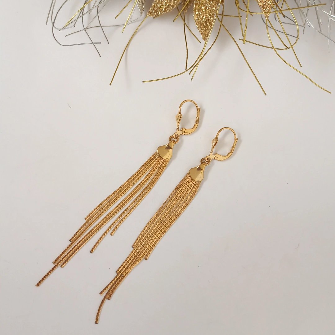 گوشواره آویز دار بدل طرح2