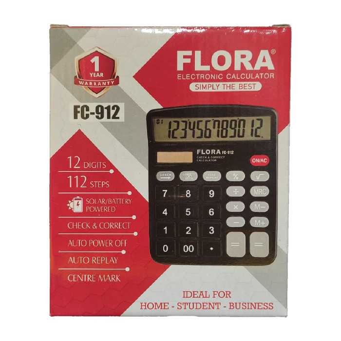 ماشين حساب FLORA 912 - یاسین کامپیوتر