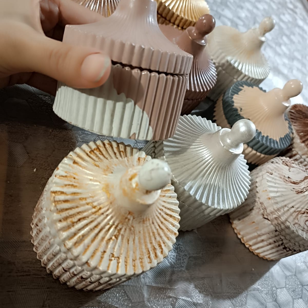 پک قندان  سنگ مصنوعی و زیرسیگاری