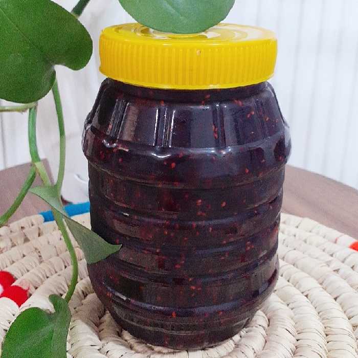 مربای تمشک خانگی بسیار خوشمزه و سالم