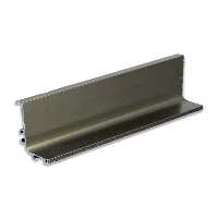 دستگیره مخفی ال L شامپاینی - یراقینو فروش یراق آلات کابینت و درب