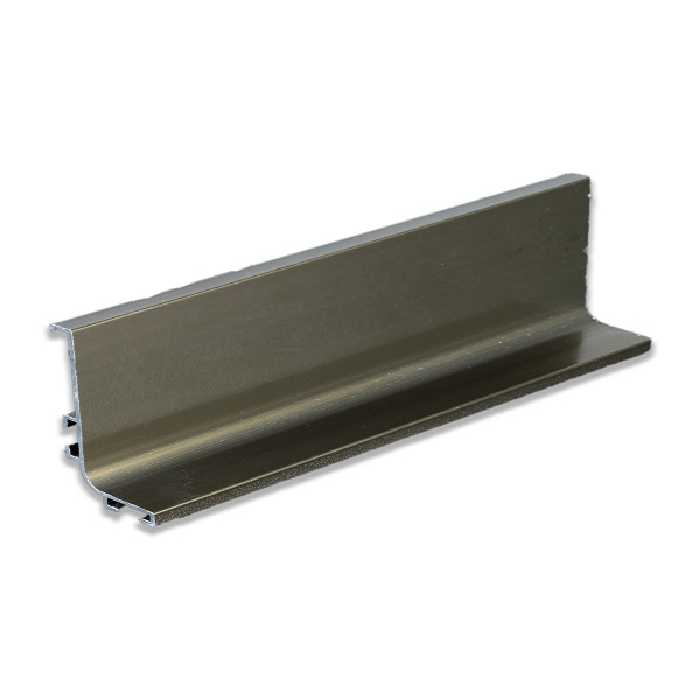 دستگیره مخفی ال L شامپاینی - یراقینو فروش یراق آلات کابینت و درب