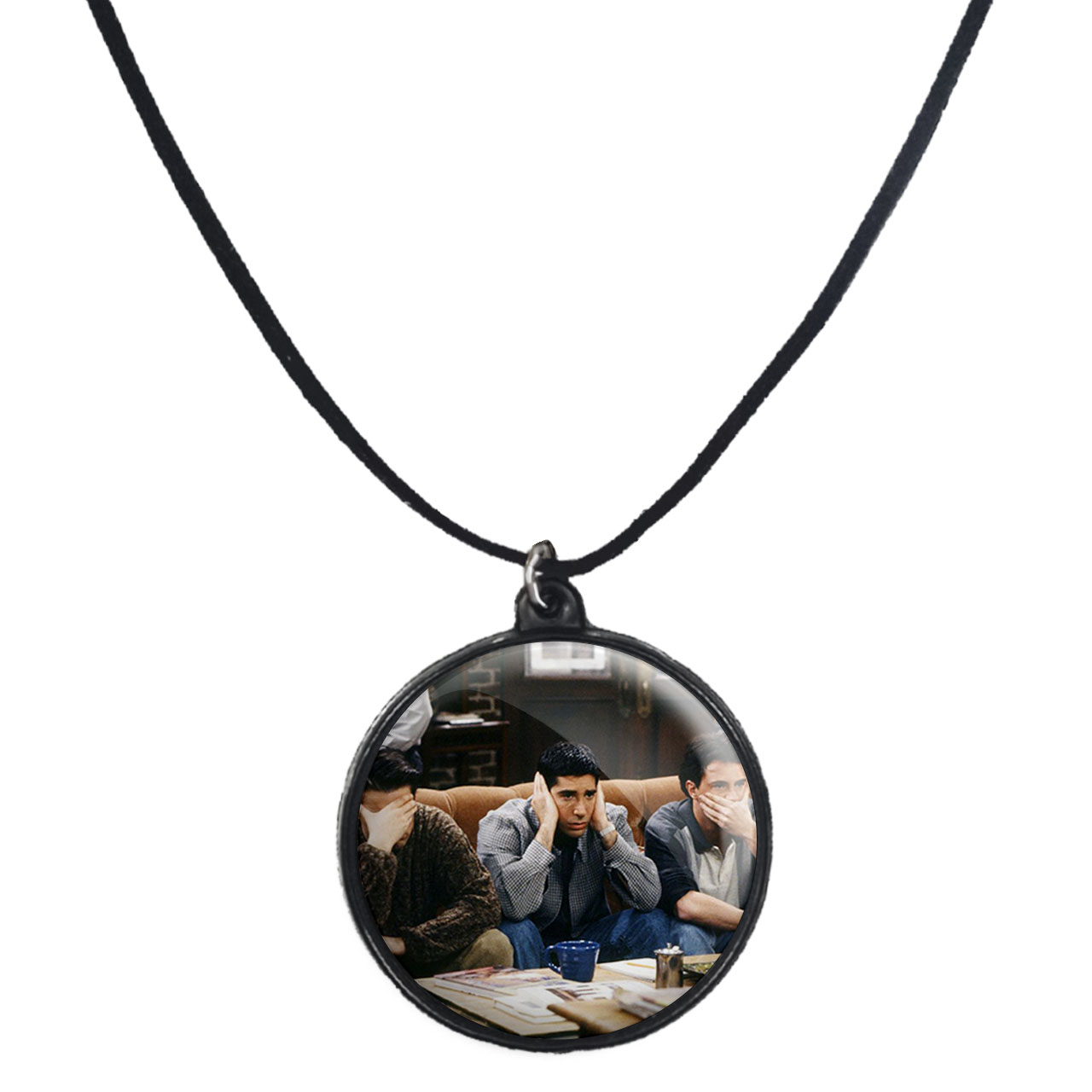 گردنبند پرمانه طرح فرندز کد pmb.18822 مدل دو طرفه