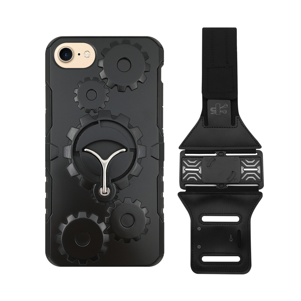 کاور فشن مدل Sport مناسب برای گوشی موبایل اپل iPhone 7/8 به همراه بازو بند