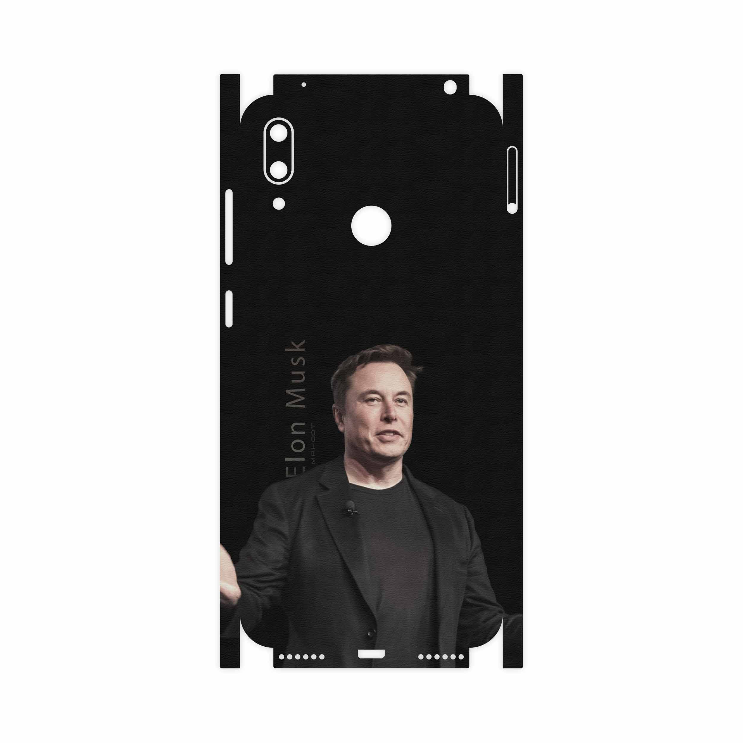 برچسب پوششی ماهوت مدل Elon Musk-FullSkin مناسب برای گوشی موبایل هوآوی Y7 Prime 2019